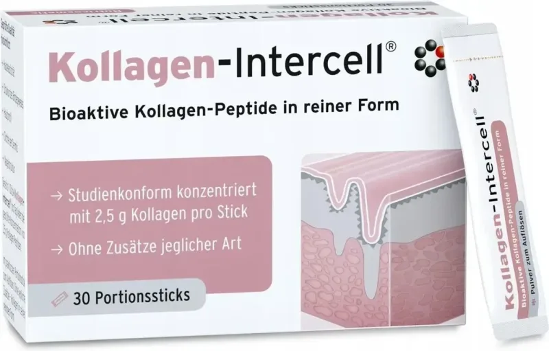 Kollagen-Intercell 2500 mg peptide de colagen 30 pliculețe — preț și oferte