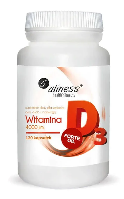Vitamina D3 FORTE 4000 UI. 120 caps Aliness — preț și oferte