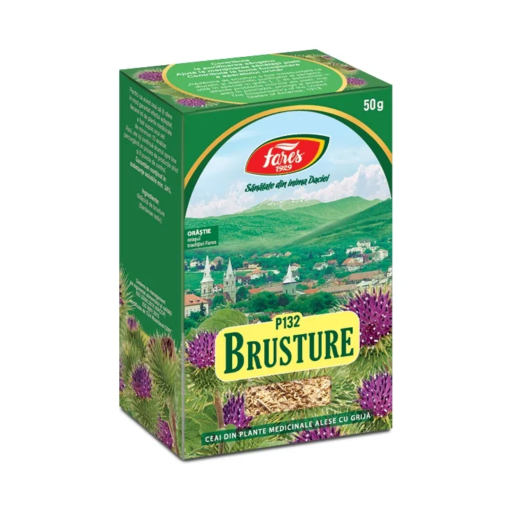 Ceai radacina de brusture, P132, 50 g, Fares — preț și oferte