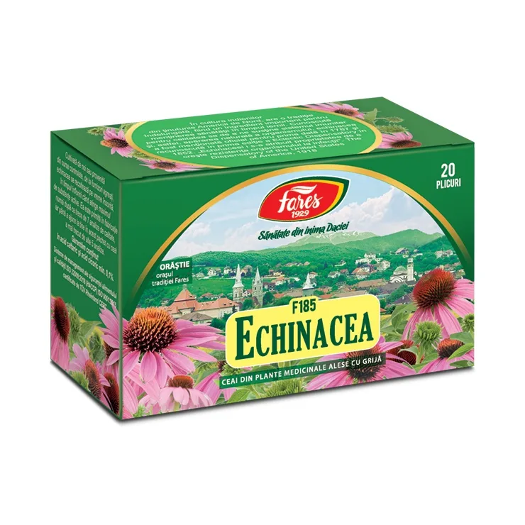 Ceai Echinacea, 20 plicuri, Fares — preț și oferte
