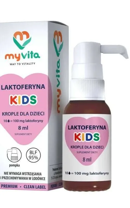 Laktoferin KIDS picături 8ml MyVita — preț și oferte