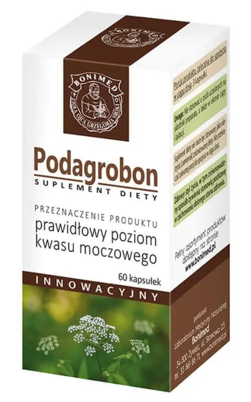 Podagrobon (niveluri normale de acid uric) 60 capsule BONIMED — preț și oferte