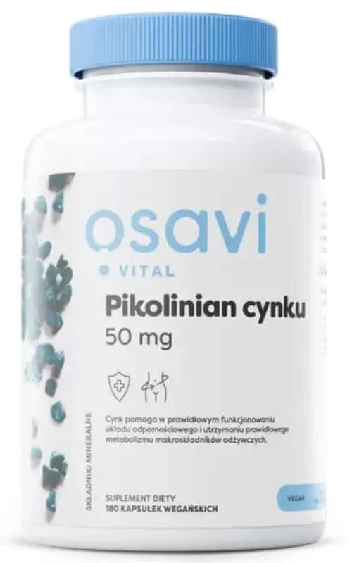 Osavi Picolinat de zinc 50 mg - 180 capsule — preț și oferte