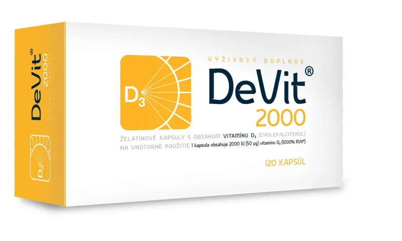 DeVit 2000 1×120 cps, supliment alimentar — preț și oferte