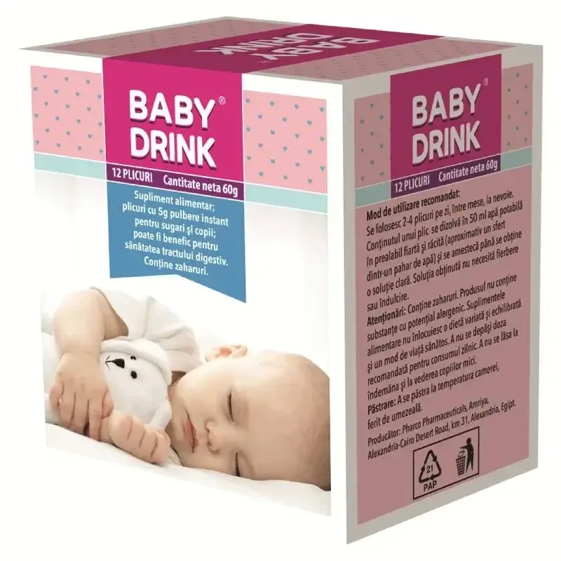 Baby Drink, 12 pliculețe, Pharco — preț și oferte