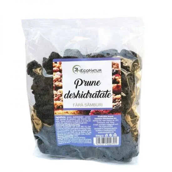 Prune uscate fara samburi, 500g, Econatur — preț și oferte