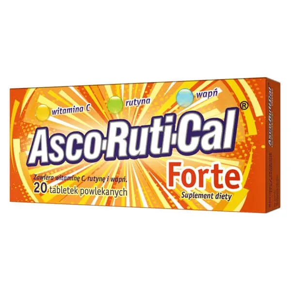 AscoRutiCal Forte, 20 comprimate filmate Valeant — preț și oferte