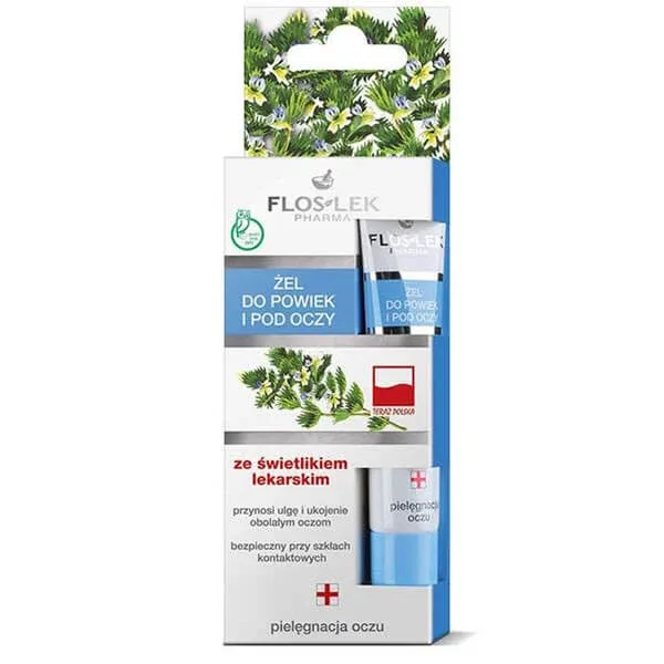 Flos-Lek, Gel pentru pleoape și sub ochi, 15 ml — preț și oferte