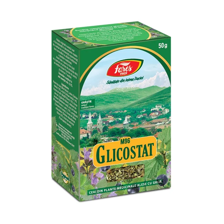 Ceai Glicostat x 50g (Fares) — preț și oferte