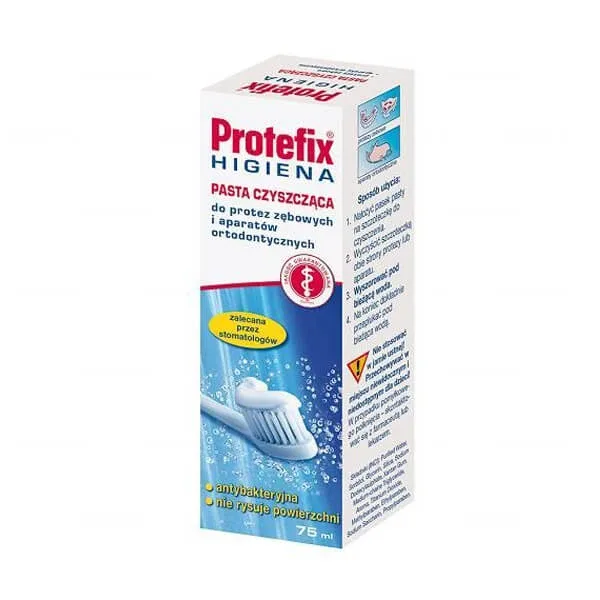 Protefix Hygiene, pastă de curățare pentru proteze și aparate ortodontice, 75 ml — preț și oferte