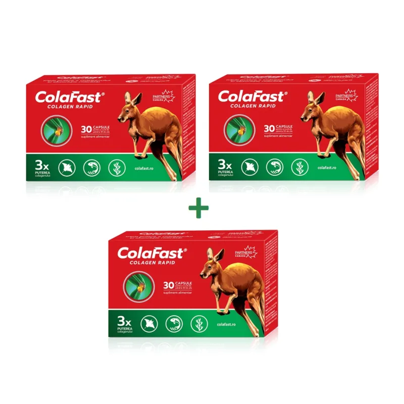 Pachet Colafast Colagen Rapid, 3 cutii*30 capsule, Good Days Therapy — preț și oferte