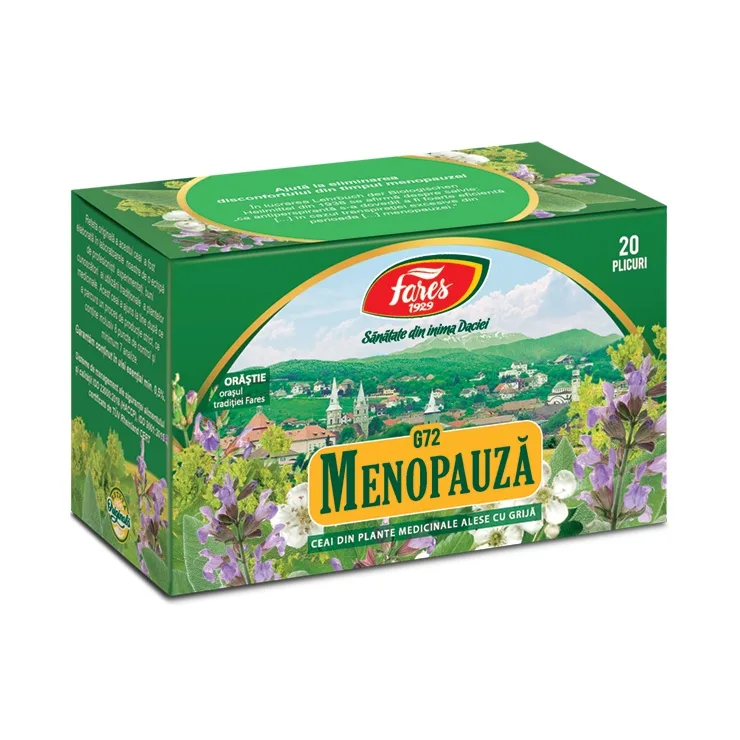 Ceai Menopauza x 20dz (Fares) — preț și oferte