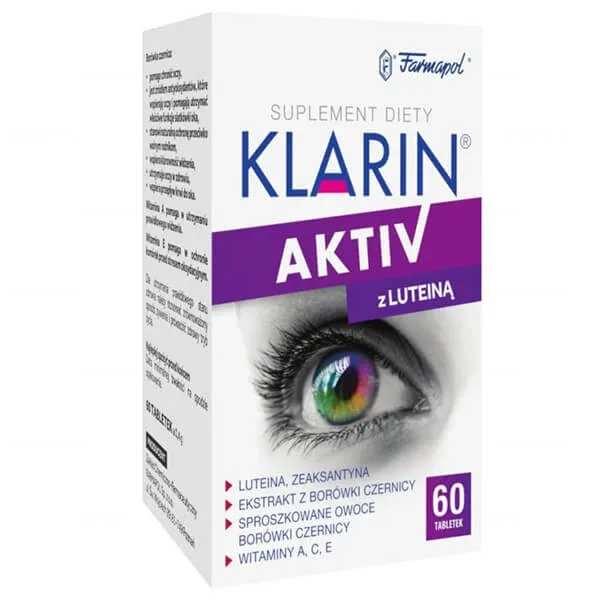 Klarin Aktiv, 60 comprimate Farmapol — preț și oferte