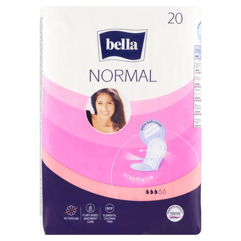 Bella Normal, absorbante sanitare Softiplait, anatomice, 20 buc. — preț și oferte