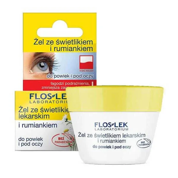 Flos-Lek, Gel pentru pleoape și sub ochi, 10 g — preț și oferte