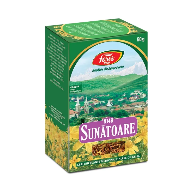 Ceai Sunatoare iarba, N148, 50 g, Fares — preț și oferte