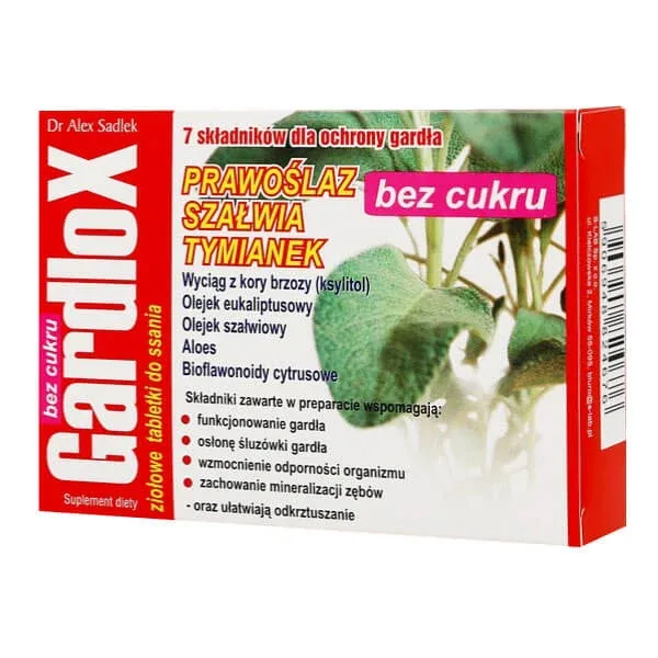 Gardlox fără zahăr, 16 pastiluțe S-LAB — preț și oferte