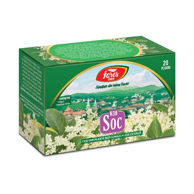Ceai de Soc, R39, 20 plicuri, Fares — preț și oferte