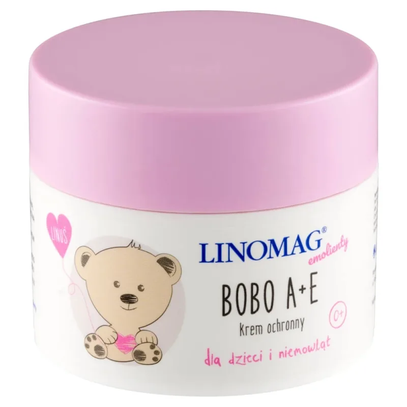 Linomag Emolienty Bobo A+E, Cremă protectoare pentru bebeluși și copii din prima zi de viață, 50 ml — preț și oferte