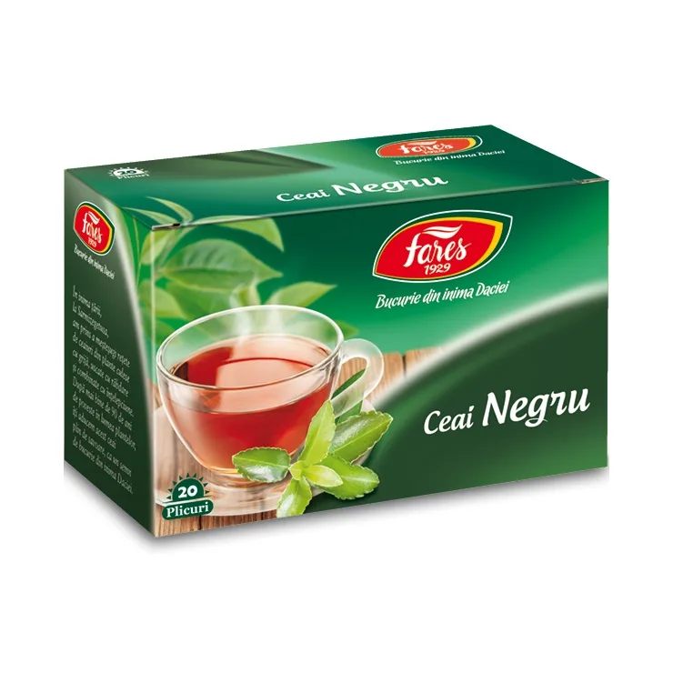 Ceai negru, Fares, 20 plicuri — preț și oferte