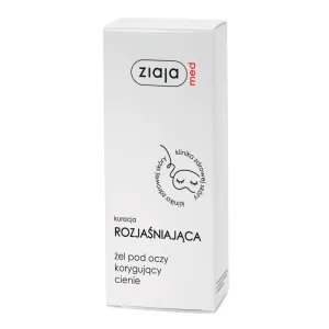 Ziaja Med Brightening Treatment, Gel de corectare a umbrelor, 15 ml