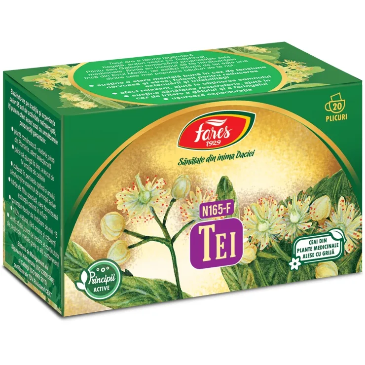 Ceai de Tei, 20 plicuri, Fares — preț și oferte