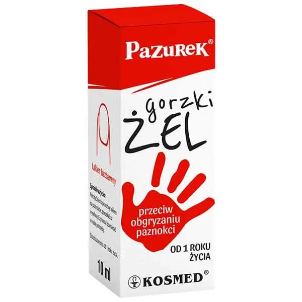 Kosmed Pazurek, gel amar împotriva mușcăturii unghiilor, 10 ml — preț și oferte