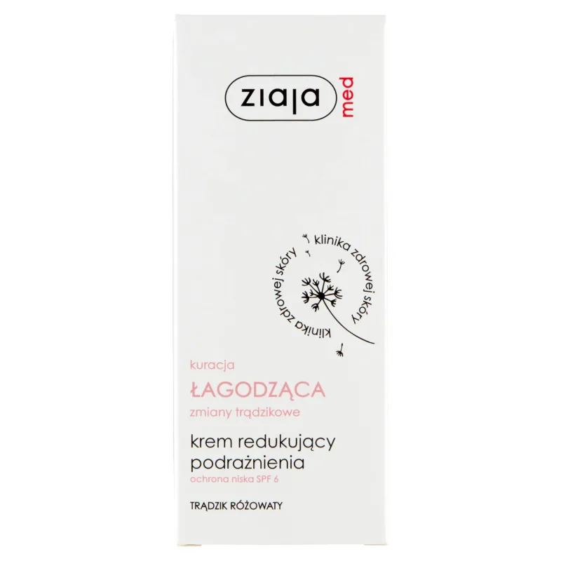 Ziaja Med Kuracja Kuracja łagodząca, Cremă de reducere a iritațiilor împotriva rozaceei, 50 ml — preț și oferte