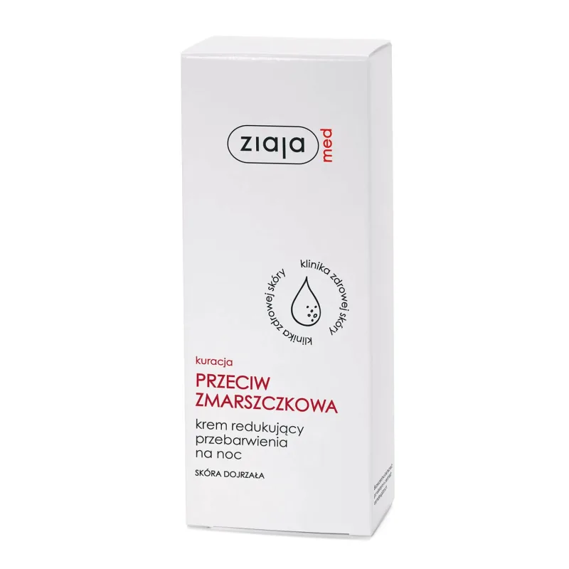 Ziaja Med Anti-wrinkle Treatment, Cremă anti-pigmentare, pentru noapte, 50 ml — preț și oferte