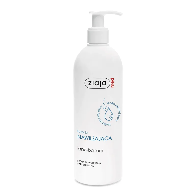 Ziaja Med Kuracja nawilżająca, lano-balsam, ten deshidratat și foarte uscat, 400 ml — preț și oferte