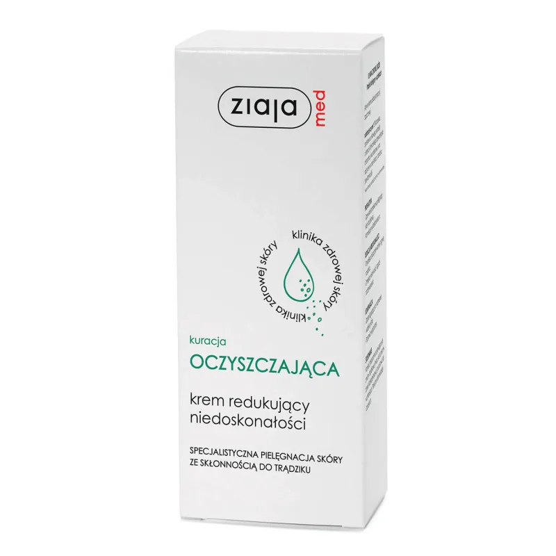 Ziaja Med Cleansing Treatment, Cremă pentru reducerea imperfecțiunilor, 50 ml — preț și oferte