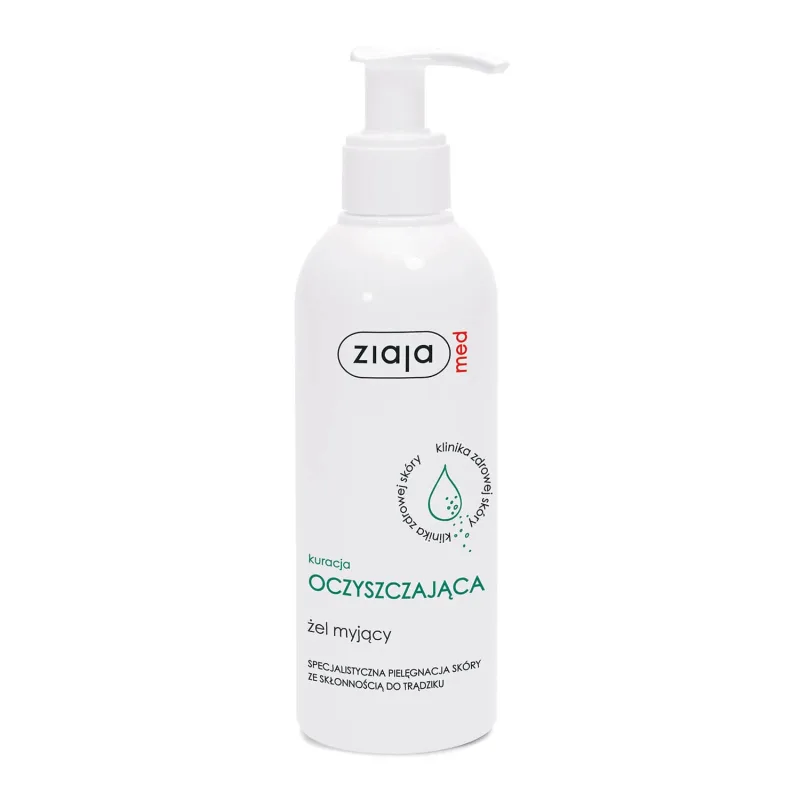 Ziaja Med Kuracja oczyszczająca, Gel de spălare a feței anti-acnee, 200 ml — preț și oferte