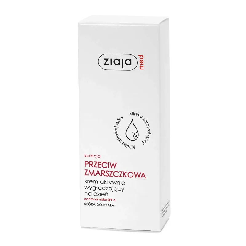 Ziaja Med Anti-wrinkle Treatment, Cremă de zi activă de netezire, 50 ml — preț și oferte