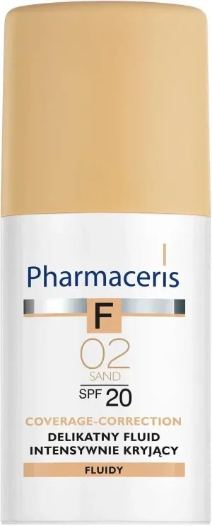 Fond de ten cu acoperire fină Pharmaceris F Coverage-Correction, 02 Sand, SPF 20, 30 ml, Dr Irena Eris SA