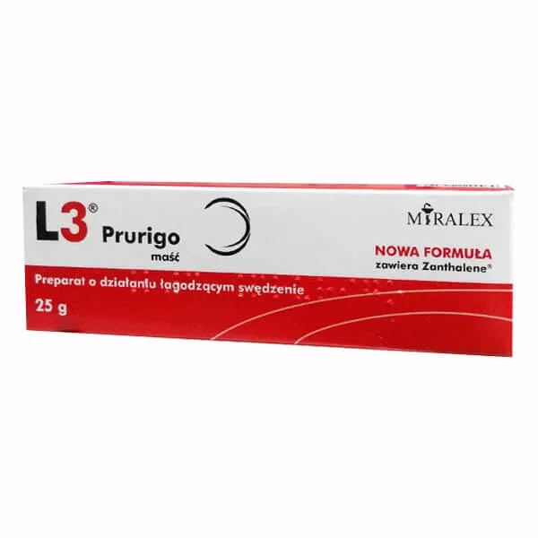 L3 prurigo, unguent de protecție și îngrijire, ameliorarea mâncărimilor, 25 g Miralex — preț și oferte