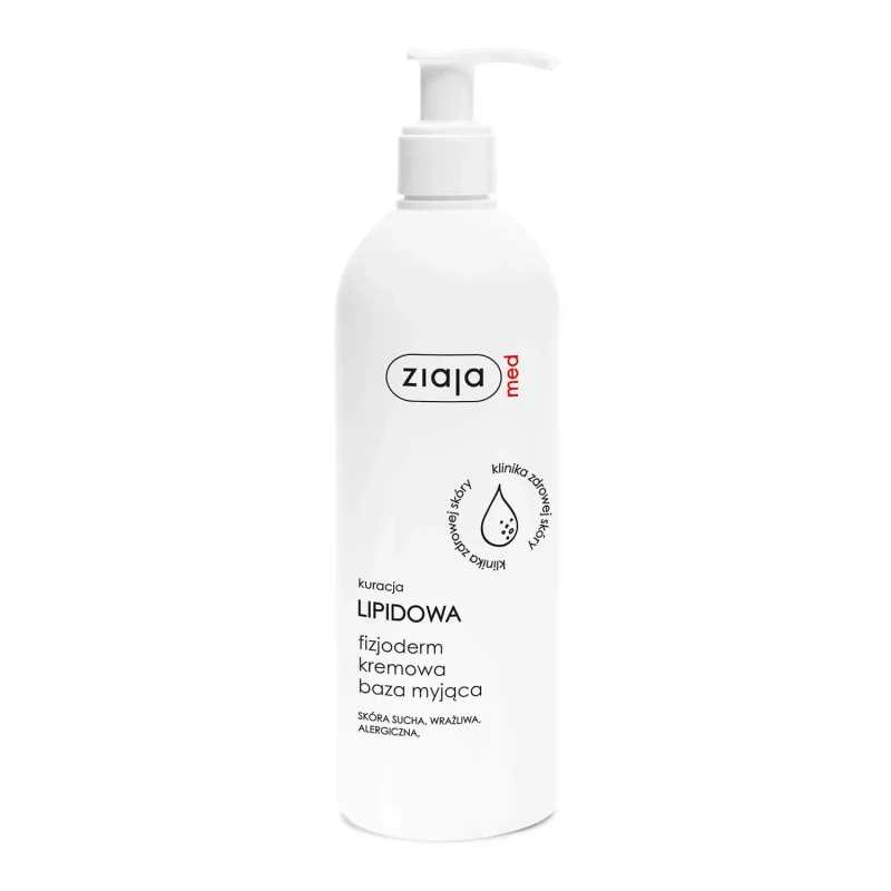 Ziaja Med Lipid Treatment, physioderm bază cremoasă de curățare, 400 ml — preț și oferte