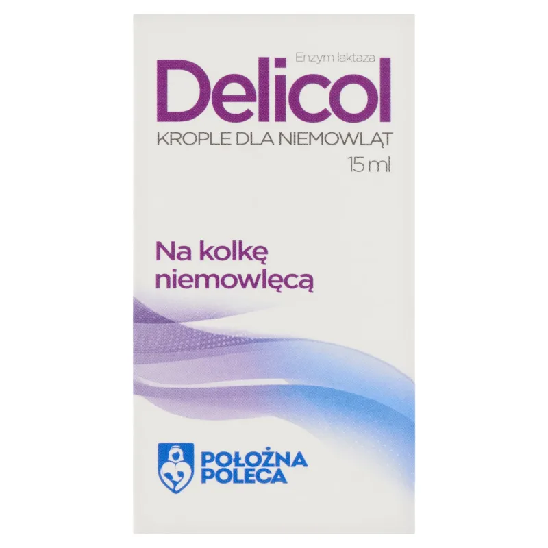 Delicol enzimă lactază, picături pentru colici la sugari, 15 ml, Aflofarm — preț și oferte