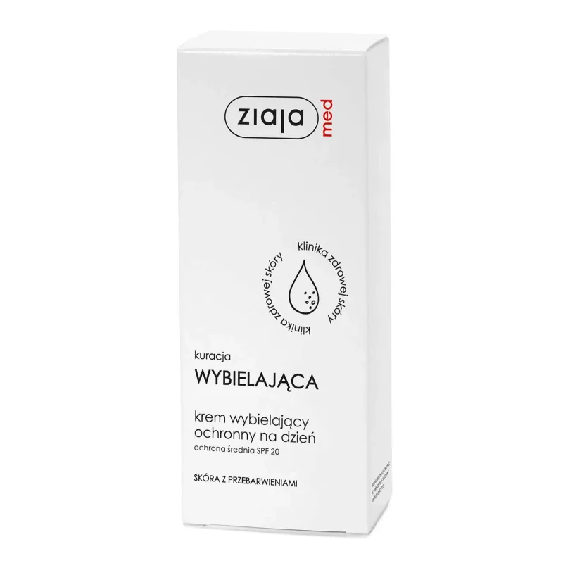 Ziaja Med Whitening Treatment, Cremă protectoare de zi, SPF 20, 50 ml — preț și oferte