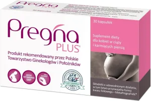 Pregna Plus, pentru femeile însărcinate și care alăptează, 30 capsule