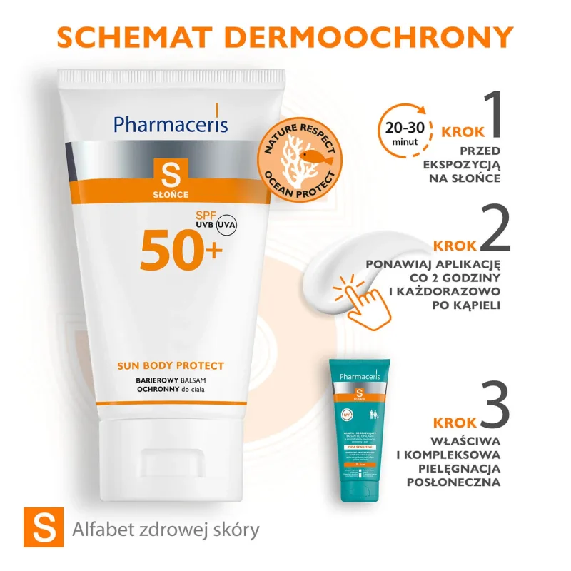 Pharmaceris S Sun Body Protect, Loțiune hidrolipidică protectoare pentru corp, SPF 50+, 150 ml — preț și oferte
