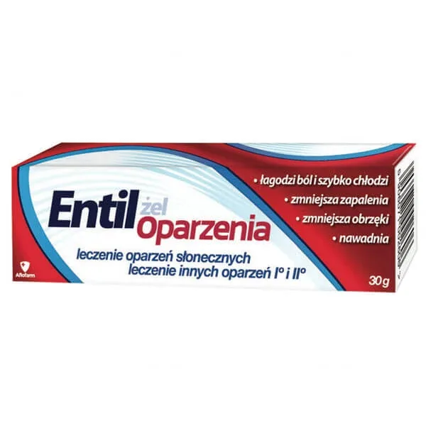 Entil Burns, gel calmant după arsurile solare, 30 g AFLOFARM — preț și oferte