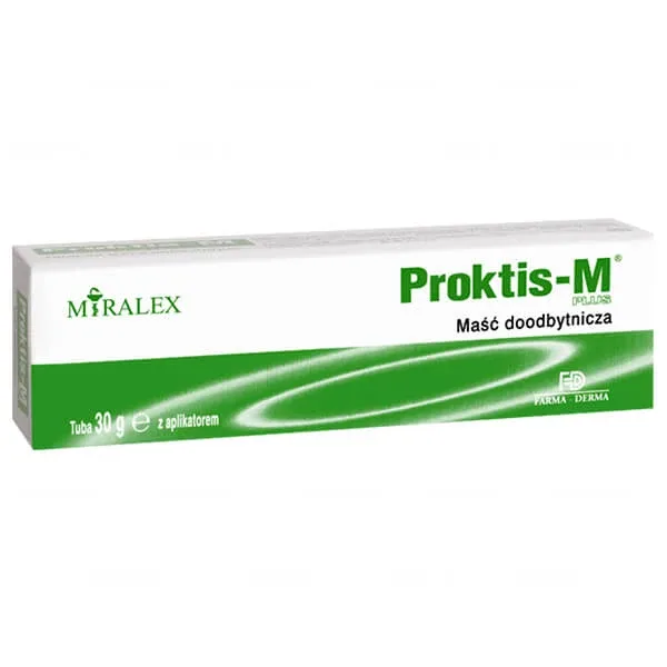 Proktis-M Plus, unguent rectal, 30 g Miralex — preț și oferte