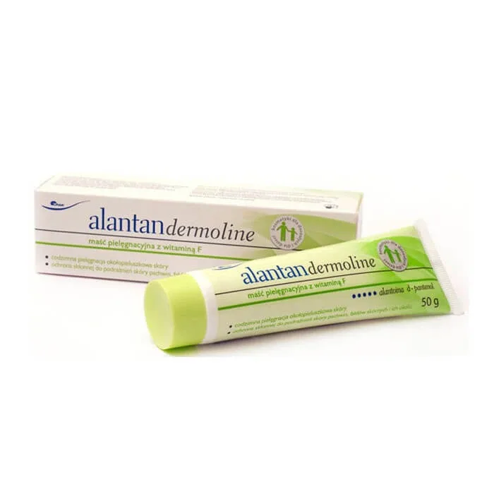 Alantan Dermoline, unguent de îngrijire cu vitamina F, pentru pielea din zona scutecelor, 50 g Unia — preț și oferte