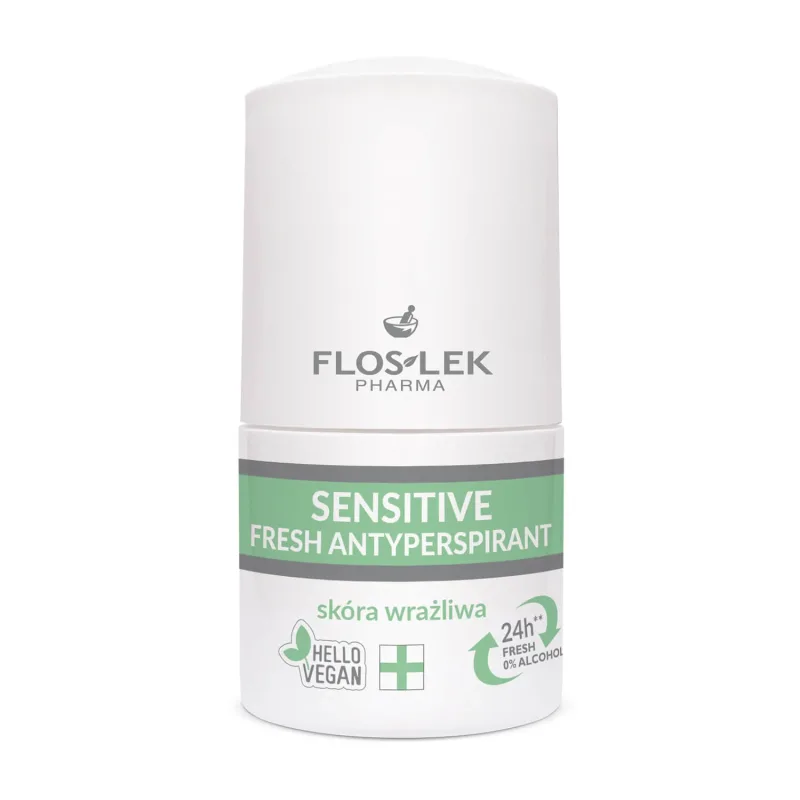 Flos-Lek Fresh, antiperspirant, piele sensibilă, deo roll-on, 50 ml — preț și oferte