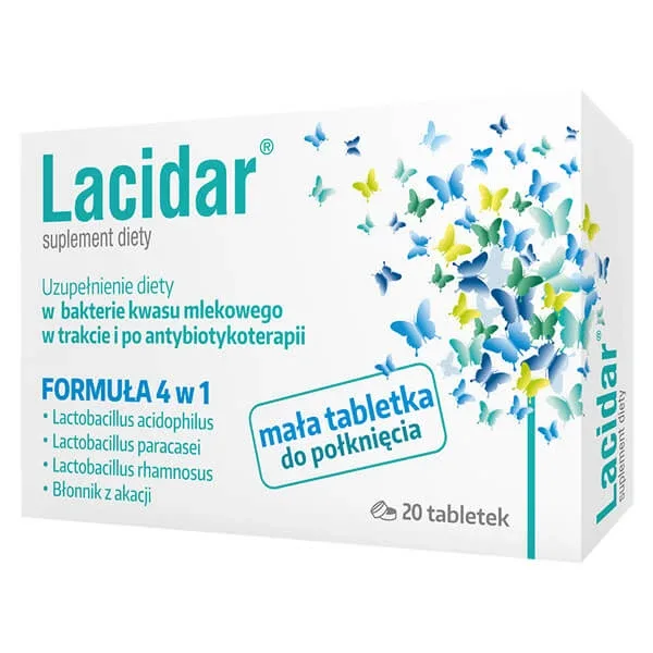 Lacidar, 20 comprimate RANBAXY — preț și oferte