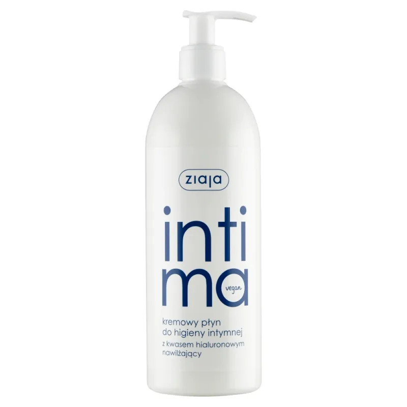 Ziaja Intima, Lichid cremos pentru igiena intimă cu acid hialuronic, hidratant, 500 ml — preț și oferte