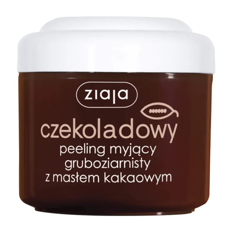 Ziaja Masło Kakaowe, exfoliant de spălare cu ciocolată, cu granulație grosieră, 200 ml — preț și oferte