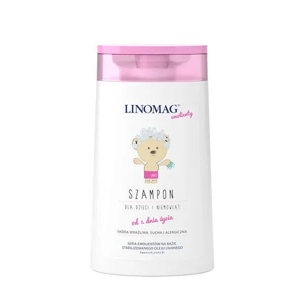 Linomag Emolients, șampon pentru bebeluși și copii din prima zi de viață, 200 ml — preț și oferte