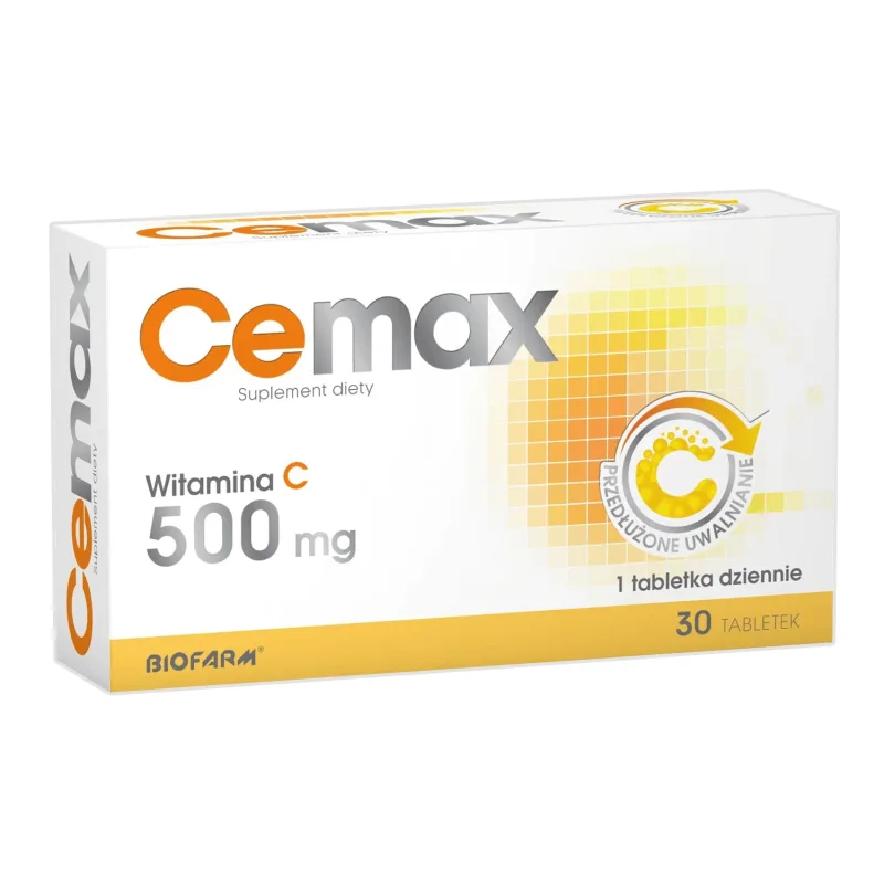 CeMax 500 mg, 30 comprimate cu eliberare prelungită BIOFARM — preț și oferte