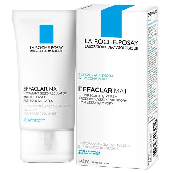 La Roche-Posay Effaclar Mat, Cremă antistrălucire seboregulatoare, 40 ml — preț și oferte